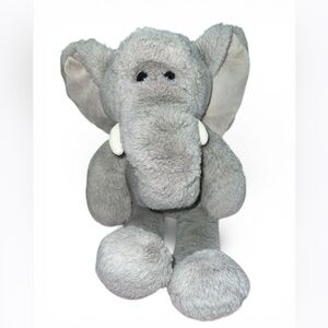 Vtg 1990’s The Manhattan Toy Company Gray Elephant 16" Plush Stuffed Animal